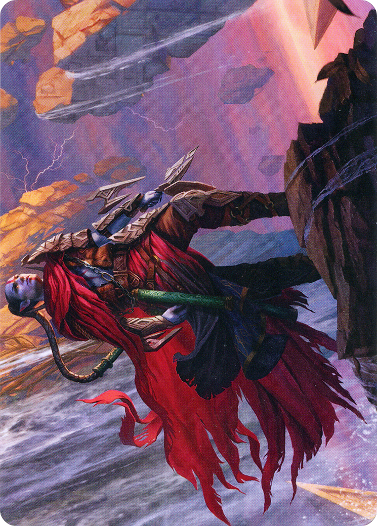 Anowon, the Ruin Thief // Anowon, the Ruin Thief (AZNR-075) - Zendikar Rising Art Series (Borderless) Foil