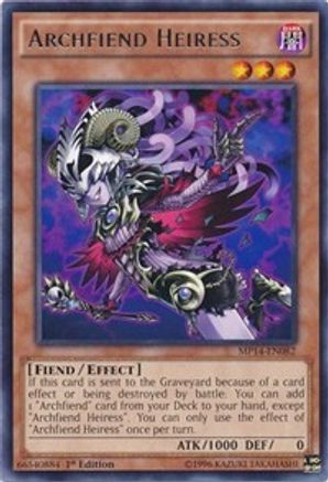 Archfiend Heiress (MP14-EN082) - 2014 Mega-Tins Mega Pack 1st Edition
