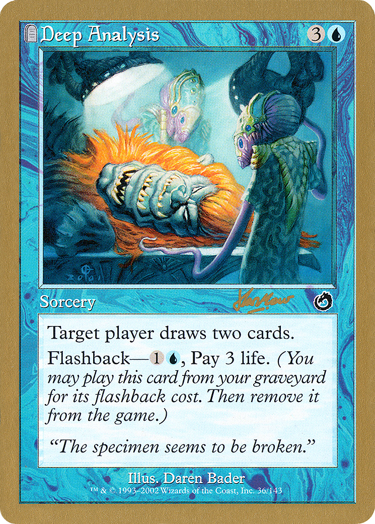Deep Analysis (WCD-SHH36) - World Championship Decks 2002: (tombstone)