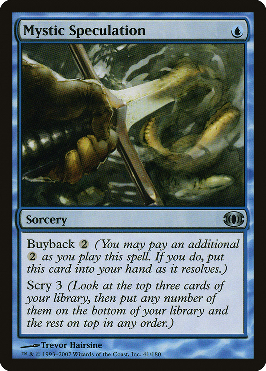 Mystic Speculation (FUT-041) - Future Sight Foil