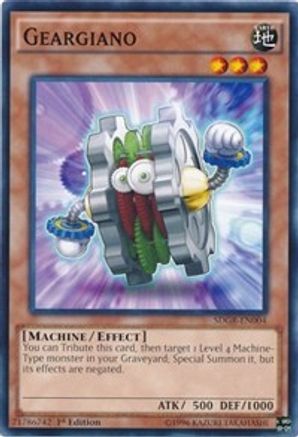 Geargiano (SDGR-EN004) - Structure Deck: Geargia Rampage 1st Edition