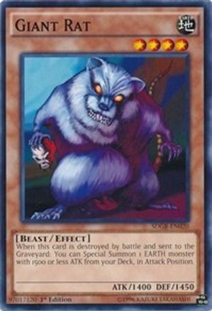 Giant Rat (SDGR-EN020) - Structure Deck: Geargia Rampage 1st Edition
