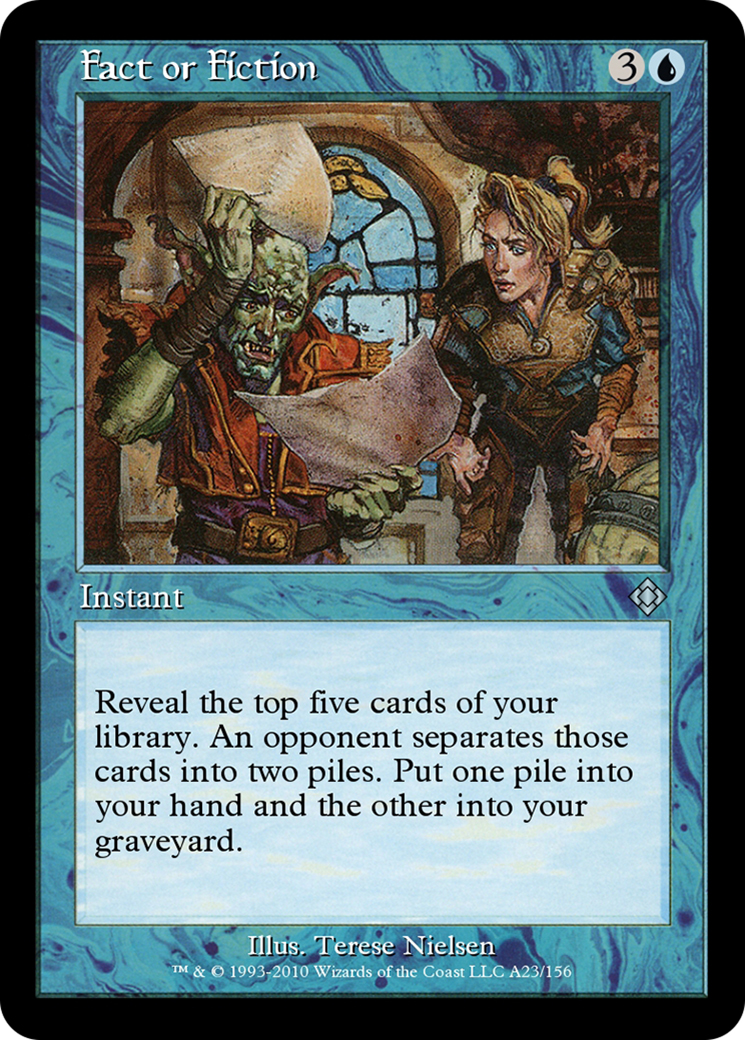 Fact or Fiction (TD0-A23) - Magic Online Theme Decks