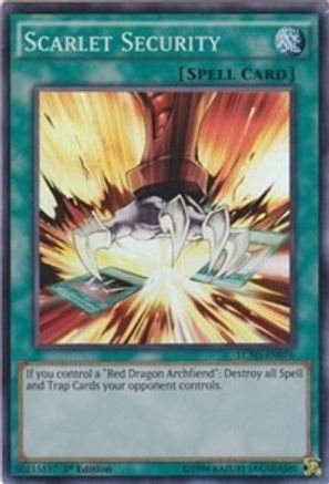 Scarlet Security (LC5D-EN076) - Legendary Collection 5D's 1st Edition