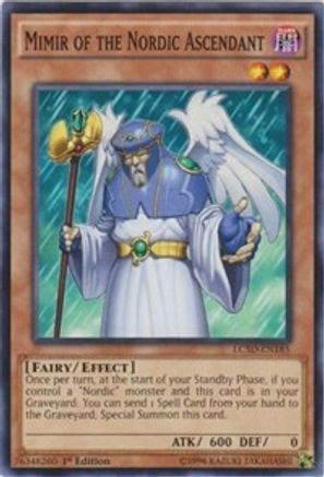 Mimir of the Nordic Ascendant (LC5D-EN185) - Legendary Collection 5D's 1st Edition