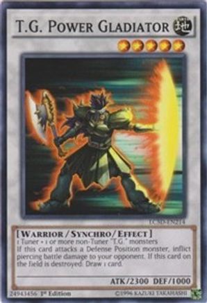 T.G. Power Gladiator (LC5D-EN214) - Legendary Collection 5D's 1st Edition
