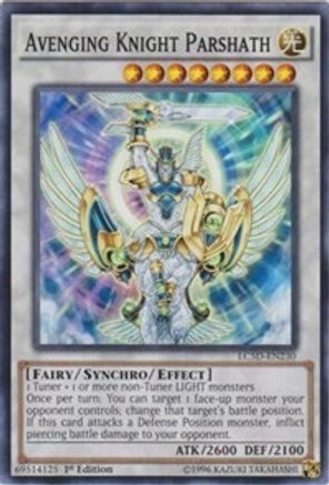 Avenging Knight Parshath (LC5D-EN230) - Legendary Collection 5D's 1st Edition