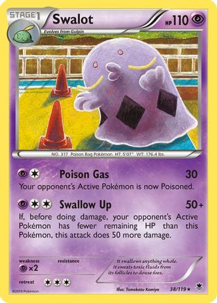 Swalot 038/119  XY  Phantom Forces - Rare