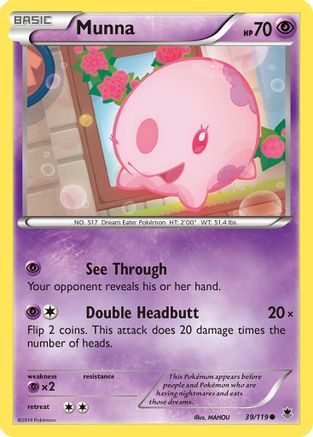 Munna 039  XY  Phantom Forces - Common