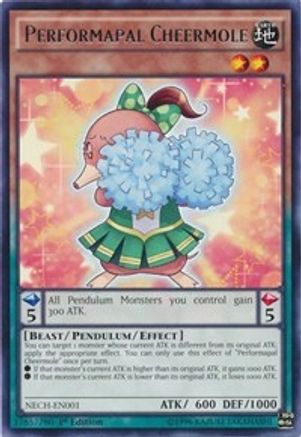 Performapal Cheermole (NECH-EN001) - The New Challengers Unlimited