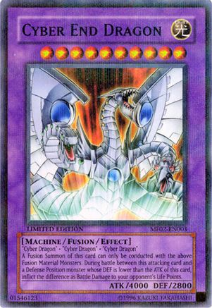 Cyber End Dragon (MF02-EN003) - Mattel Action Figure Promos: Series 2 Limited