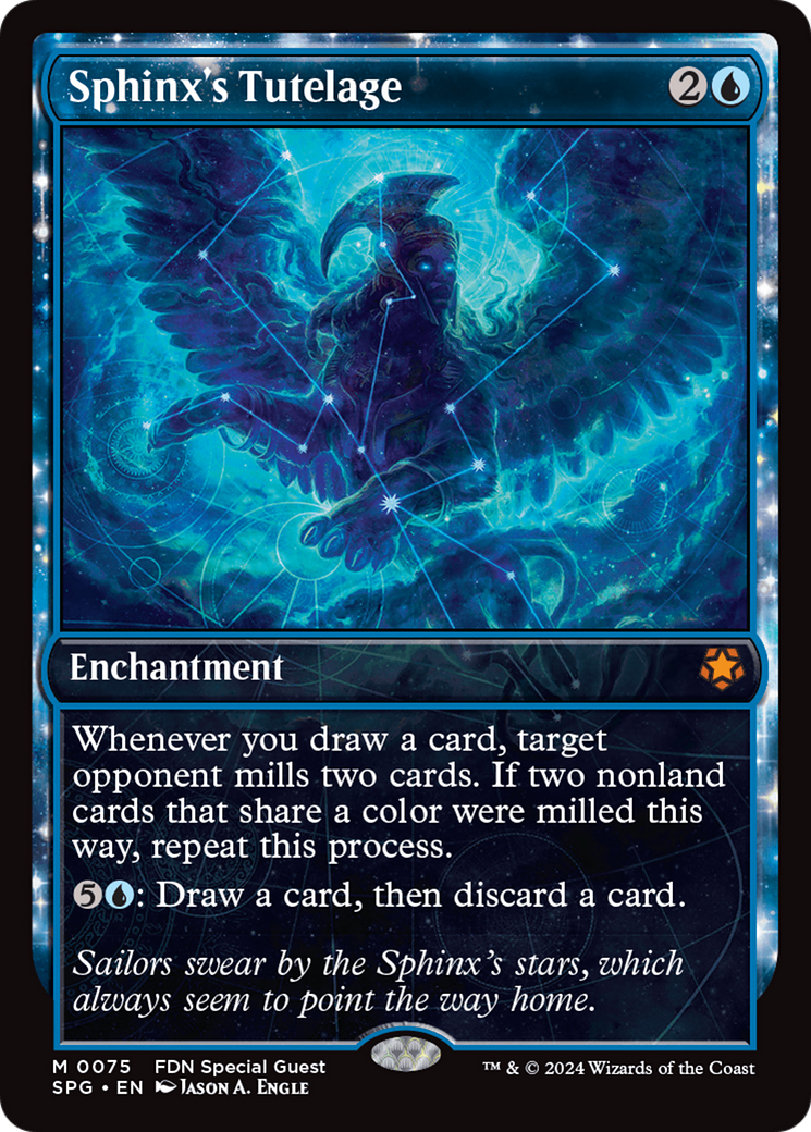 Sphinx's Tutelage (SPG-075) - Special Guests: (Showcase, enchantment) Foil