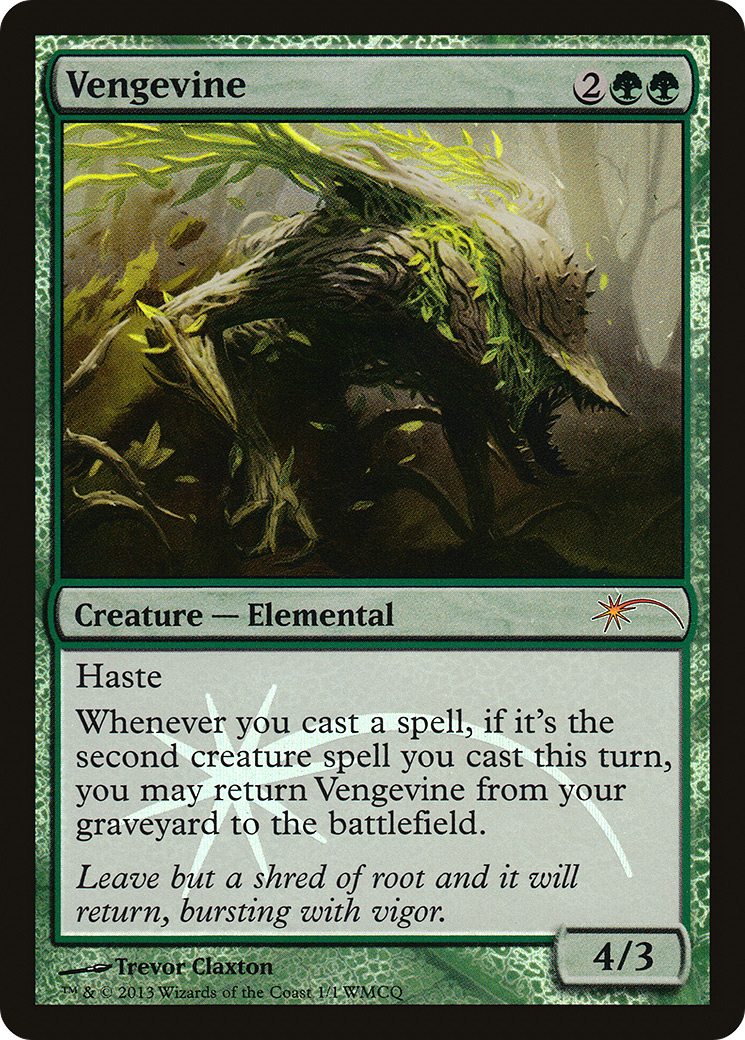 Vengevine (WMCQ-2013) - World Magic Cup Qualifiers Foil