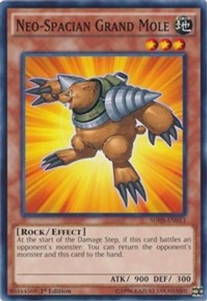 Neo-Spacian Grand Mole (SDHS-EN013) - Structure Deck: HERO Strike 1st Edition