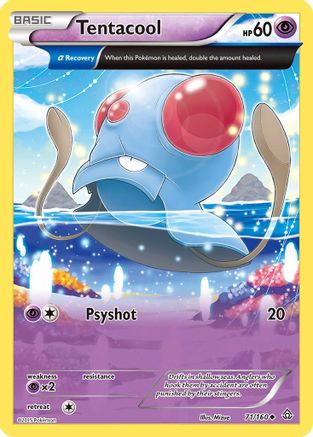 Tentacool (Alpha) 071/160  XY  Primal Clash - Uncommon
