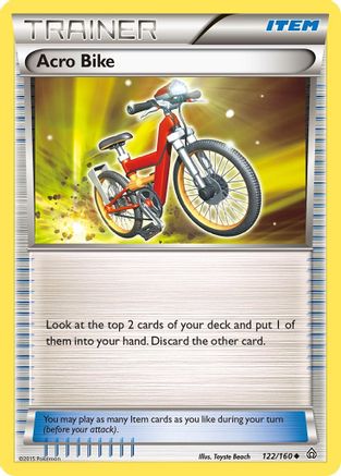 Acro Bike 122/160  - Reverse Holofoil XY  Primal Clash - Uncommon