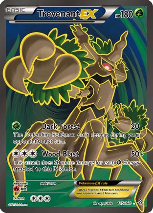 Trevenant EX (145 Full Art) 145  - Holofoil XY  Primal Clash - Ultra Rare