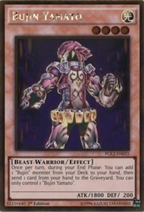 Bujin Yamato (PGL2-EN035) - Premium Gold: Return of the Bling 1st Edition