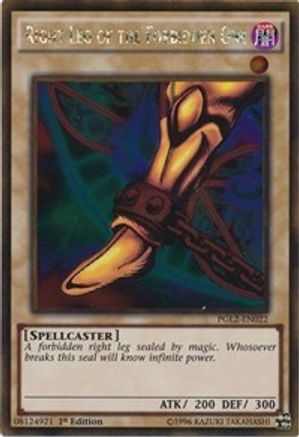 Right Leg of the Forbidden One (PGL2-EN022) - Premium Gold: Return of the Bling 1st Edition