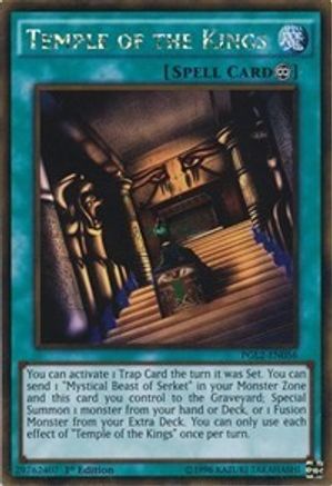 Temple of the Kings (PGL2-EN056) - Premium Gold: Return of the Bling 1st Edition