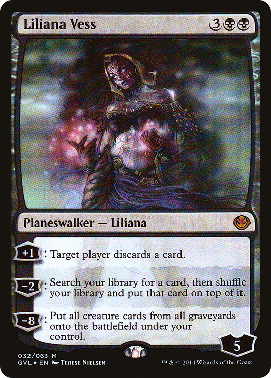 Liliana Vess (DD3-032) - Duel Decks Anthology: Garruk vs. Liliana Foil