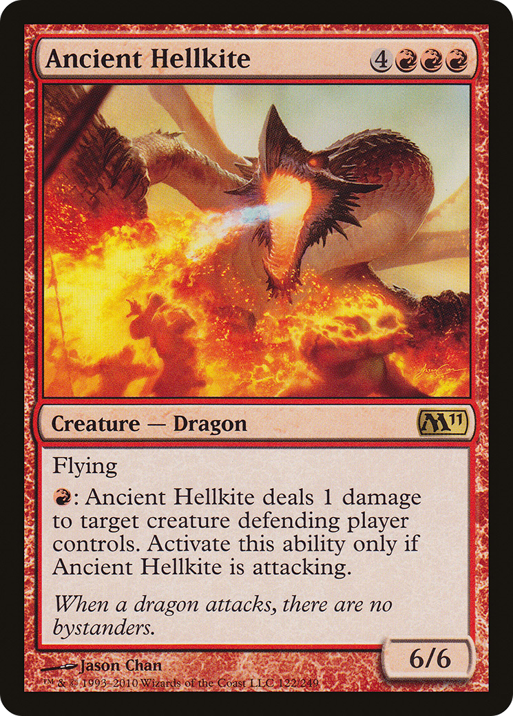 Ancient Hellkite (M11-122) - Magic 2011 Foil