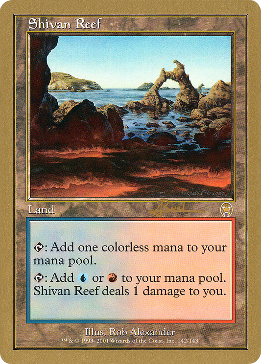 Shivan Reef (WCD-AR142) - World Championship Decks 2001