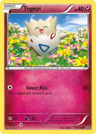 Togepi 043/108  XY  Roaring Skies - Common
