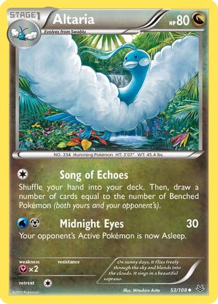 Altaria (53) 053/108  XY  Roaring Skies - Uncommon