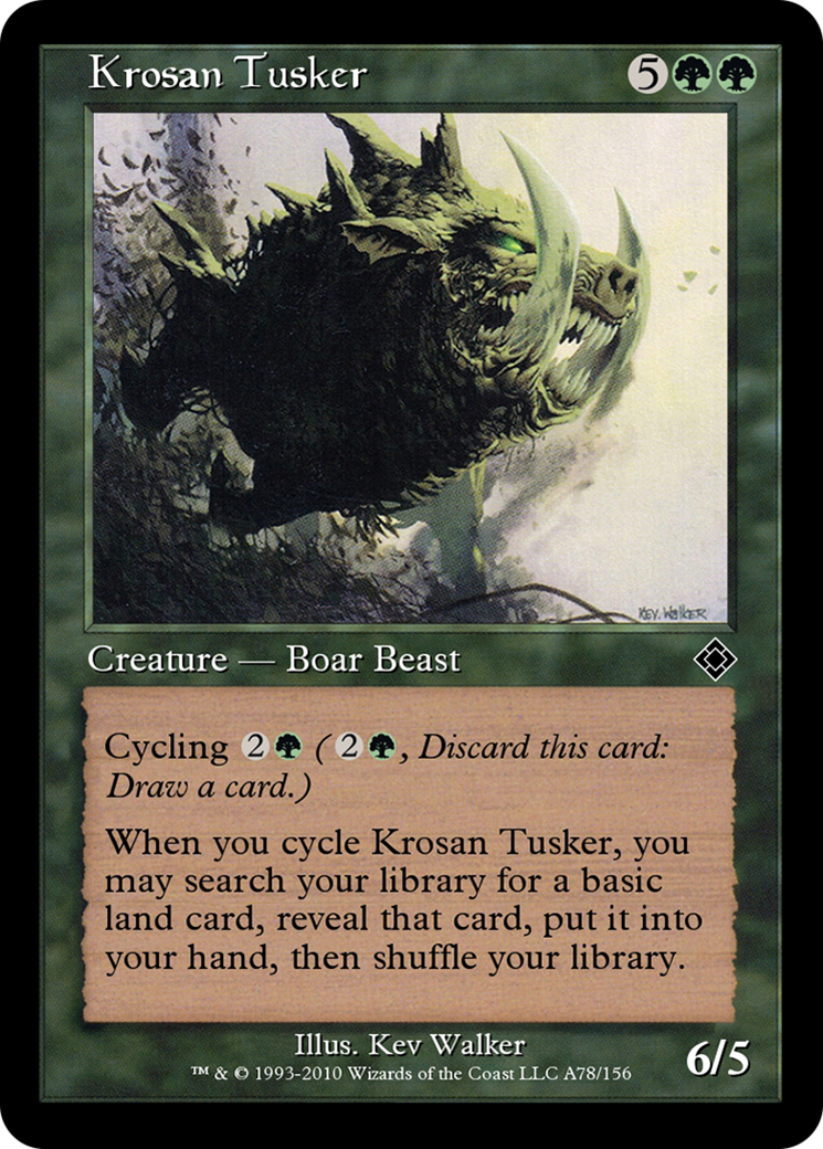 Krosan Tusker (TD0-A78) - Magic Online Theme Decks