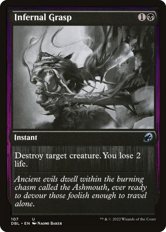 Infernal Grasp (DBL-107) - Innistrad: Double Feature Foil