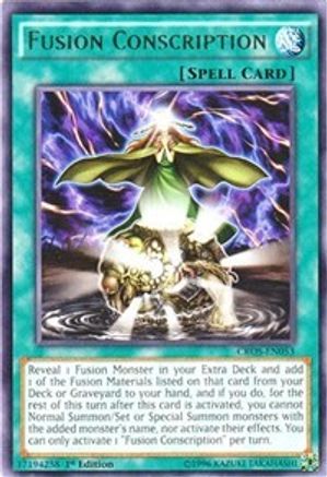 Fusion Conscription (CROS-EN053) - Crossed Souls 1st Edition