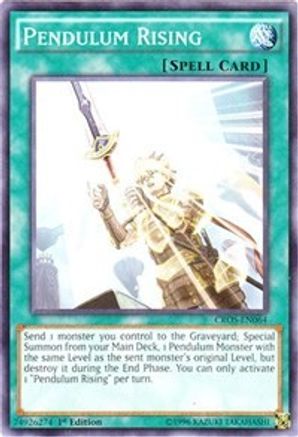 Pendulum Rising (CROS-EN064) - Crossed Souls 1st Edition
