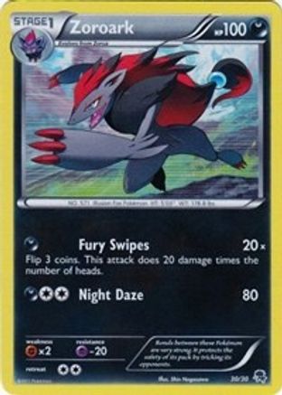 Zoroark (#17 Non 017  BW Trainer Kit Excadrill & Zoroark - Common