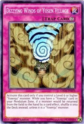 Dizzying Winds of Yosen Village (CROS-EN070) - Crossed Souls 1st Edition