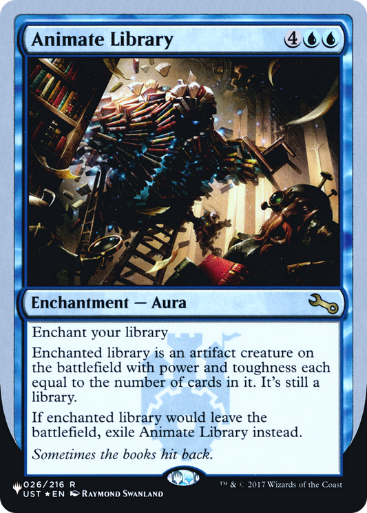 Animate Library (LIST-011) - The List (Unfinity Foil Edition) Foil