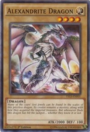 Alexandrite Dragon (YS15-ENF01) - Starter Deck: Saber Force 1st Edition