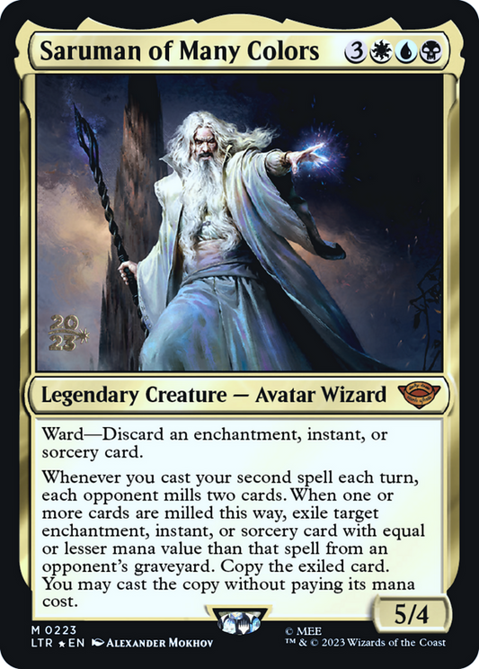 Saruman of Many Colors (PRE-223S) - Tales of Middle-earth Promos Foil
