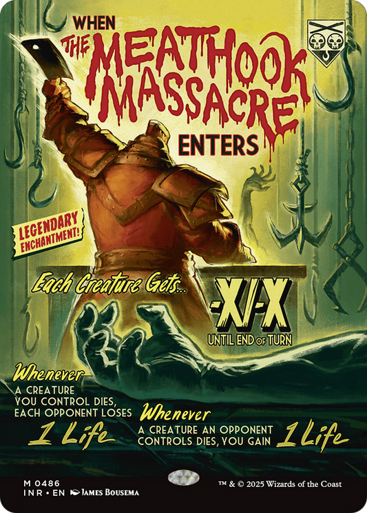 The Meathook Massacre (INR-486) - Innistrad Remastered: (Showcase, enchantment) (Borderless)
