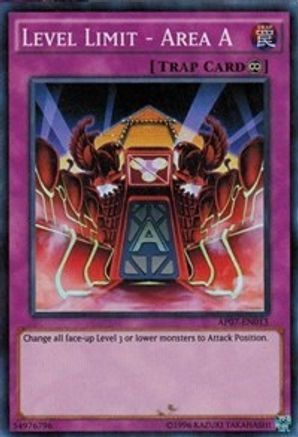 Level Limit - Area A (AP07-EN013) - Astral Pack 7 Unlimited