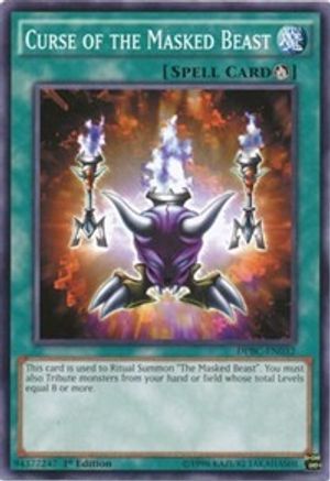 Curse of the Masked Beast (DPBC-EN032) - Duelist Pack: Battle City 1st Edition