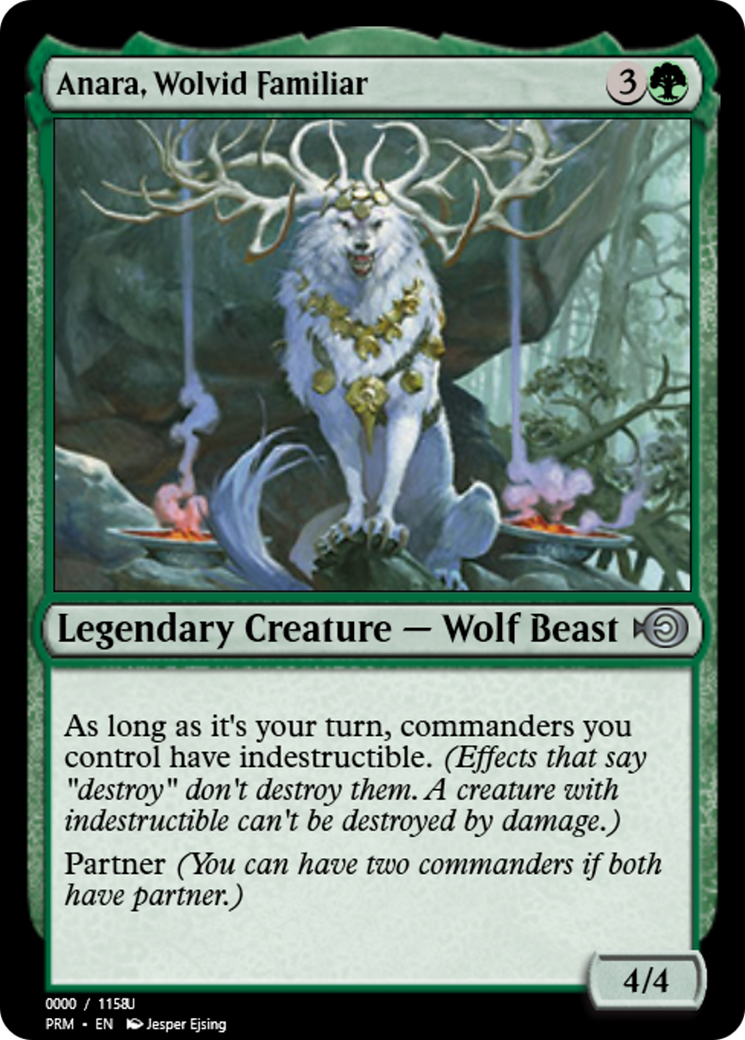 Anara, Wolvid Familiar (PRM-86254) - Magic Online Promos