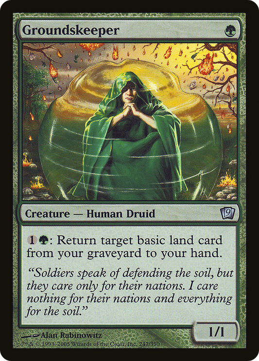 Groundskeeper (9ED-247★) - Ninth Edition Foil