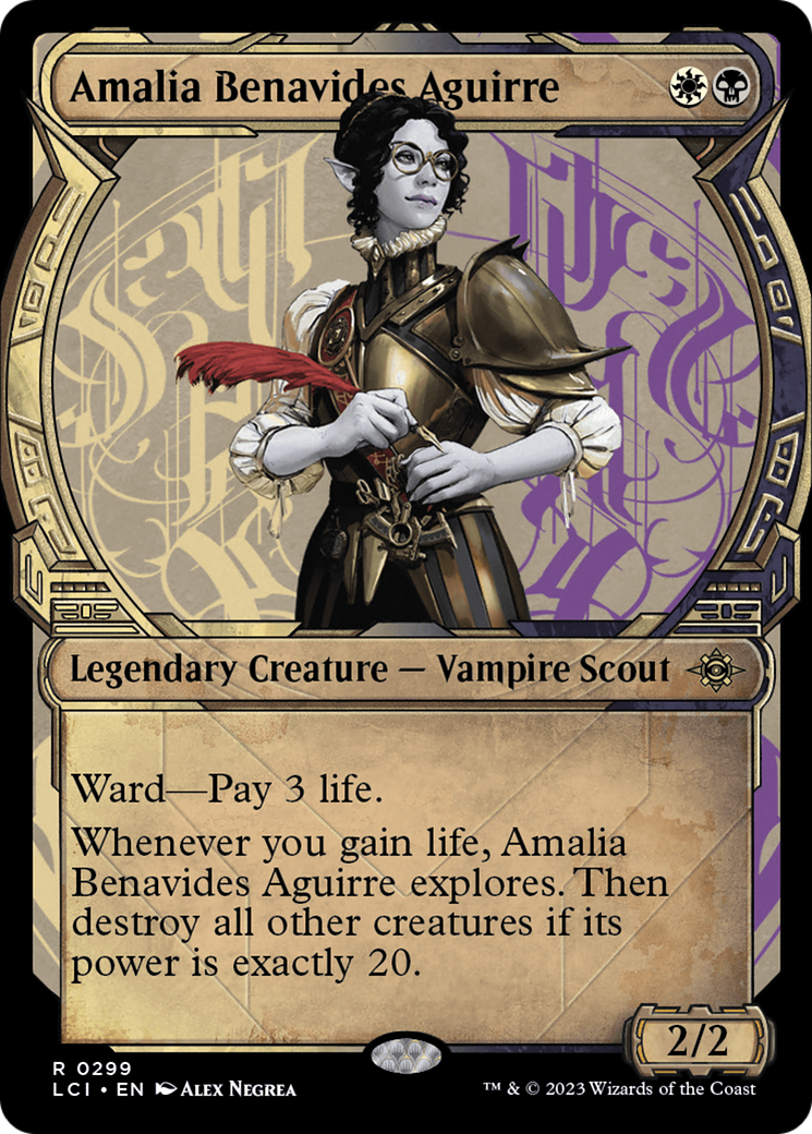 Amalia Benavides Aguirre (LCI-299) - The Lost Caverns of Ixalan: (Showcase) Foil