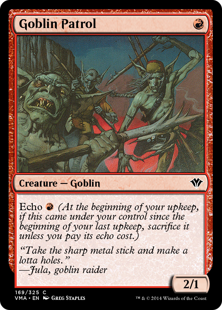 Goblin Patrol (VMA-169) - Vintage Masters Foil