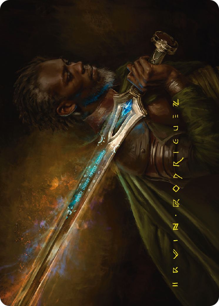 Andúril, Flame of the West // Andúril, Flame of the West (ALTR-028) - Tales of Middle-earth Art Series (Borderless) Foil