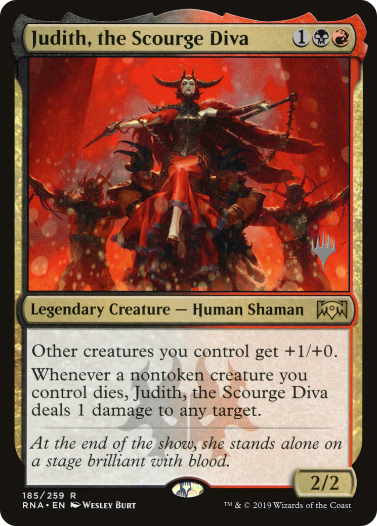 Judith, the Scourge Diva (PPELD-185P) - Ravnica Allegiance Promos