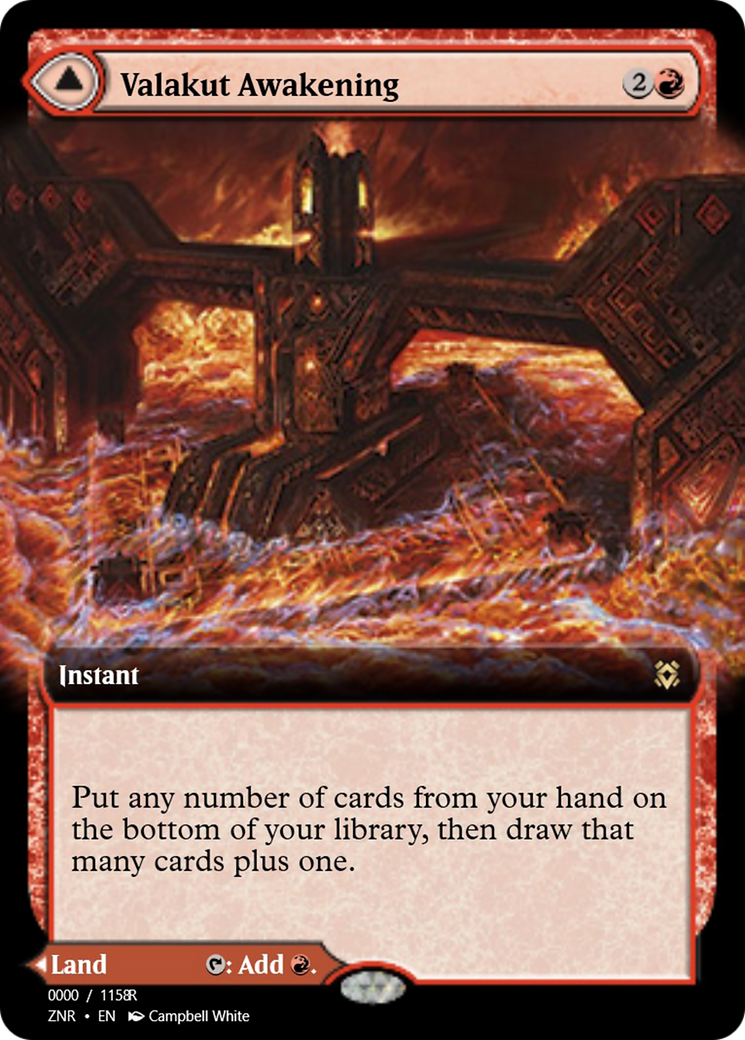 Valakut Awakening // Valakut Stoneforge (PRM-83876) - Magic Online Promos Foil