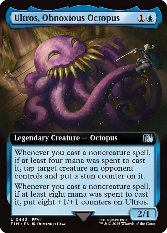 Ultros, Obnoxious Octopus (Extended Art) (FIN-442) - FINAL FANTASY Foil