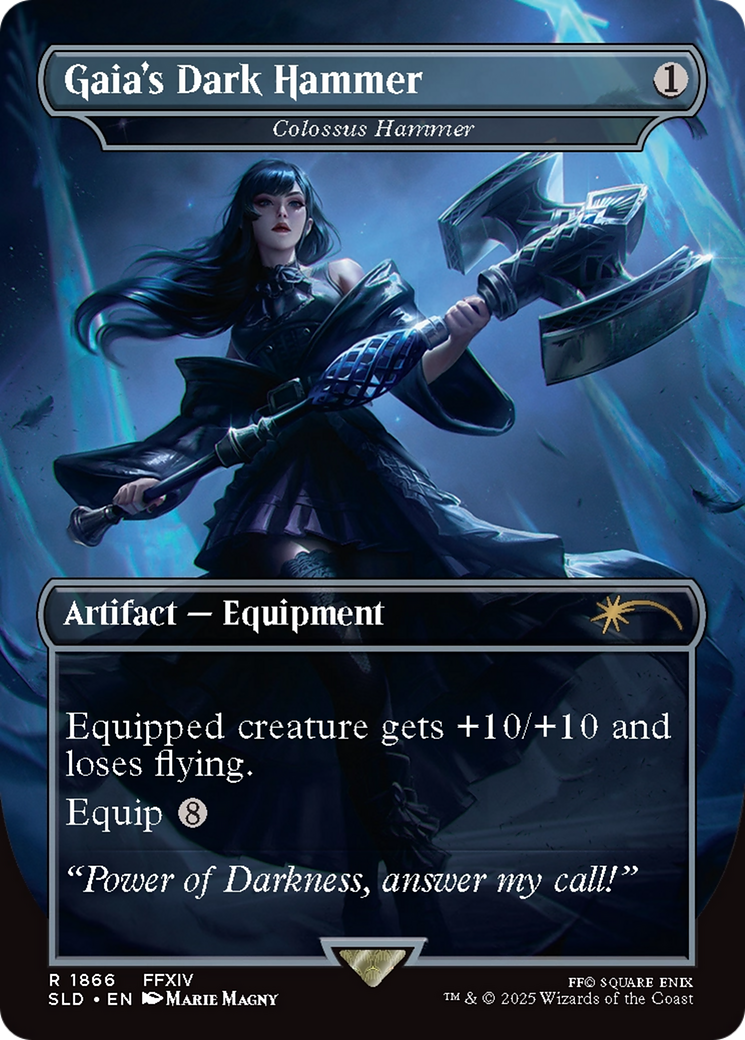 Gaia's Dark Hammer - Colossus Hammer (SLD-1866) - Secret Lair Drop Series